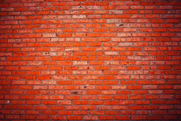 Old grunge brick wall background