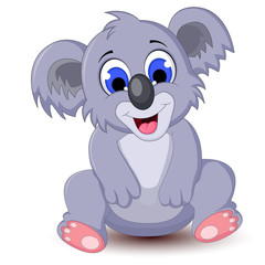 Cute koala cartoon