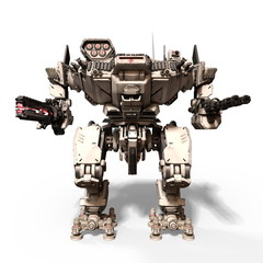 Naklejka premium 戦闘ロボット