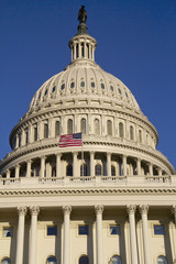 Fototapeta na wymiar Washington DC , Capitol Building Dome 