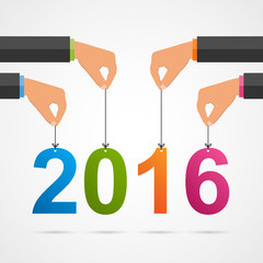 Creative happy New Year design.