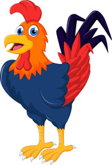 funny rooster with