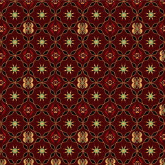 Pattern with flowers