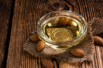 Almond Oil (close-up shot)