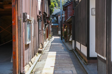 Fototapeta na wymiar historical street(Bukeyashikiato, Ishikawa Pref.)