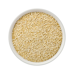 White Pearl Quinoa in a ceramic bowl