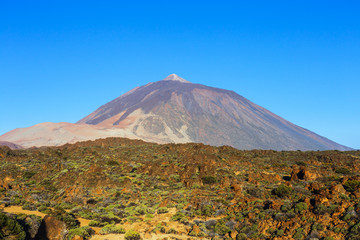 Fototapeta premium View of the Volcano El Teide in Tenerife, Canary Islands, Spain