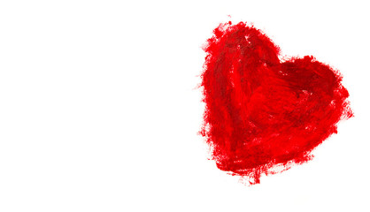 Red heart shape background