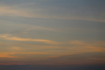 twilight sky.