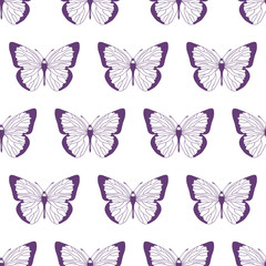 Fototapeta na wymiar Butterfly pattern
