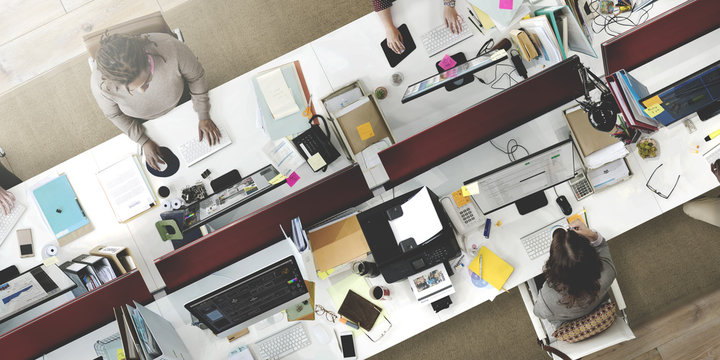 Business People Office Working Corporate Team Concept