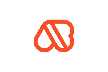 Logo Letter AB