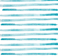 Watercolor hand painted brush strokes, line, banners. Isolated on white background.