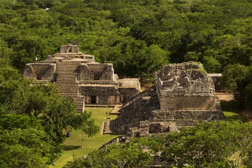Cercles muraux Mexique Les ruines d& 39 Ek Balam au Yucatan, Mexique