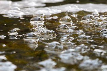 water with bubbles