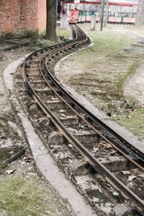 Fototapeta na wymiar rail in chengfei park,chengdu,china