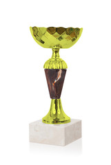 Trophy cup isolated