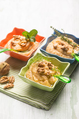 hummus traditional arabian appetizer