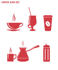 coffee icon set