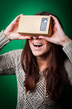 Cardboard virtual reality