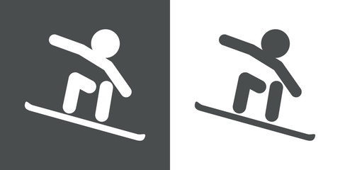 Icono plano snowboarding #2