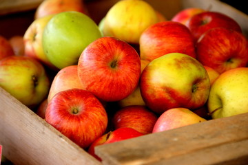 Cassetta di mele