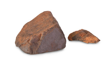 Two pieces of iron ore