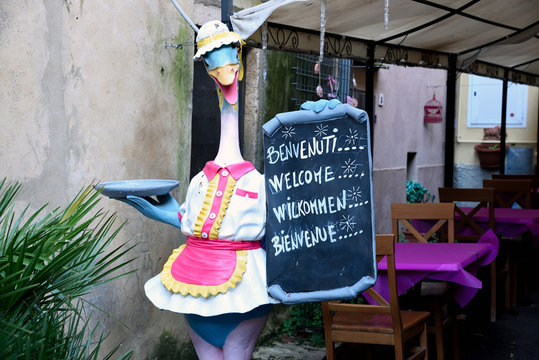 cartello di benvenuto
