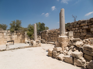 Sebastia, ancient Israel, ruins and excavations