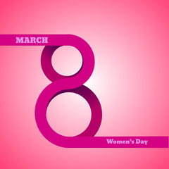 Obraz premium 8 March, International Women's Day vector eps 10