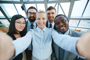 Obraz premium Business selfie
