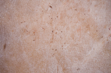 Cow's skin. (Classic drumhead)