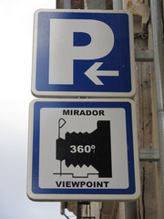 Fototapeta premium Traffic signs in Antequera