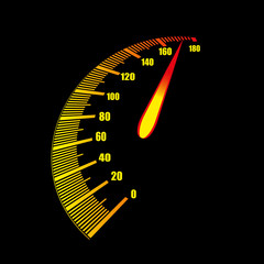 maximum speed speedometer icon