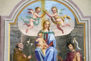 Obraz na płótnie Canvas Arzo, Chiesa di San Giovanni Battista