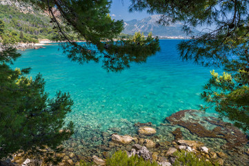 Fototapeta na wymiar Adriatic sea bay