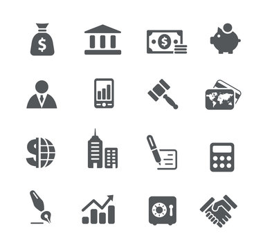 Business and Finance Icons -- Utility Series