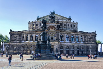 Fototapeta premium Dresden Semperoper