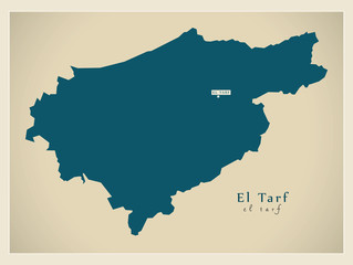 Modern Map - El Tarf DZ
