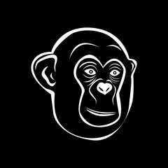 the monkey silhouette