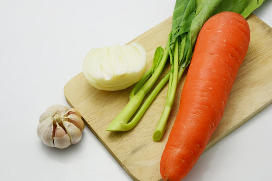 vegetable and green leave for cooking
