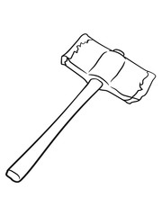 hammer hitting weapon hew smash hit big