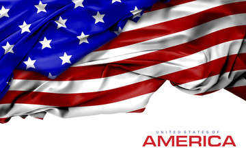 Obraz premium United states of America flag