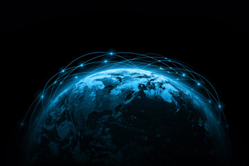Best Internet Concept of global business from concepts series. Elements of this image furnished by NASA