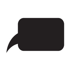 Fototapeta premium Speech bubble icon Illustration symbol design