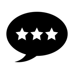 Speech bubble icon Illustration symbol design