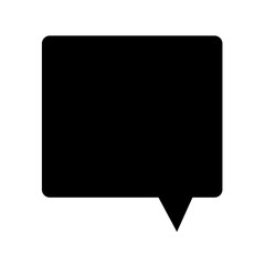Fototapeta premium Speech bubble icon Illustration symbol design