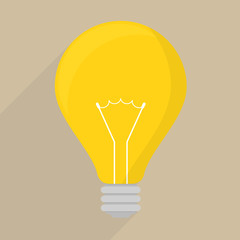 simple lightbulb icon