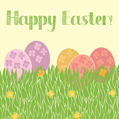 Happy easter card