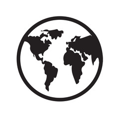 Globe icon Illustration design